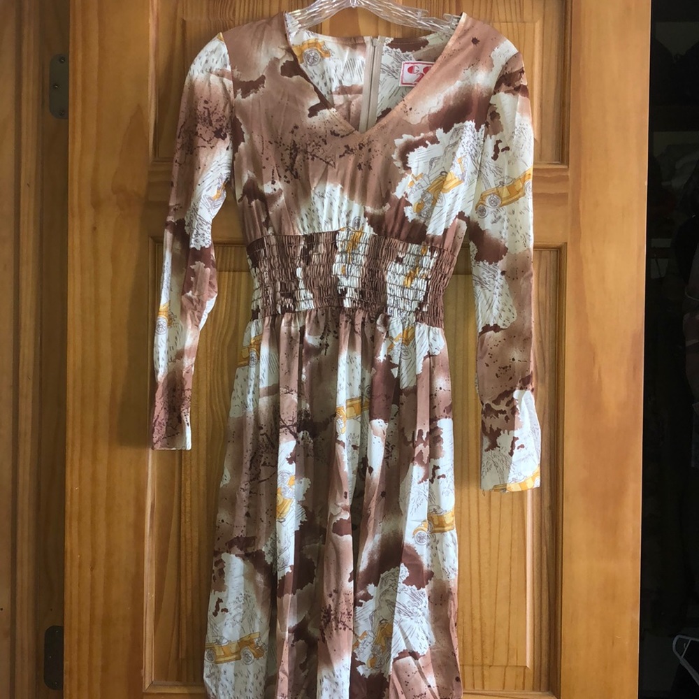 Vintage 1970s long Sleeve Dress